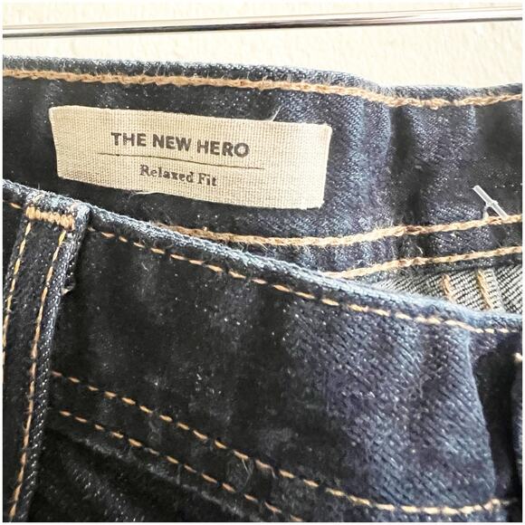 AG Adriano Goldschmied Jeans Mens 38x32 Blue The New Hero Relaxed Stretch Denim - Picture 6 of 14